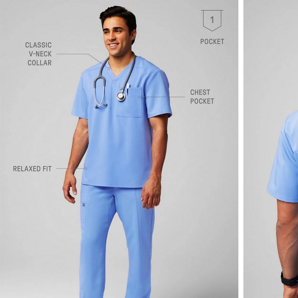 Helix Scrub Top - Picture 2 of 4